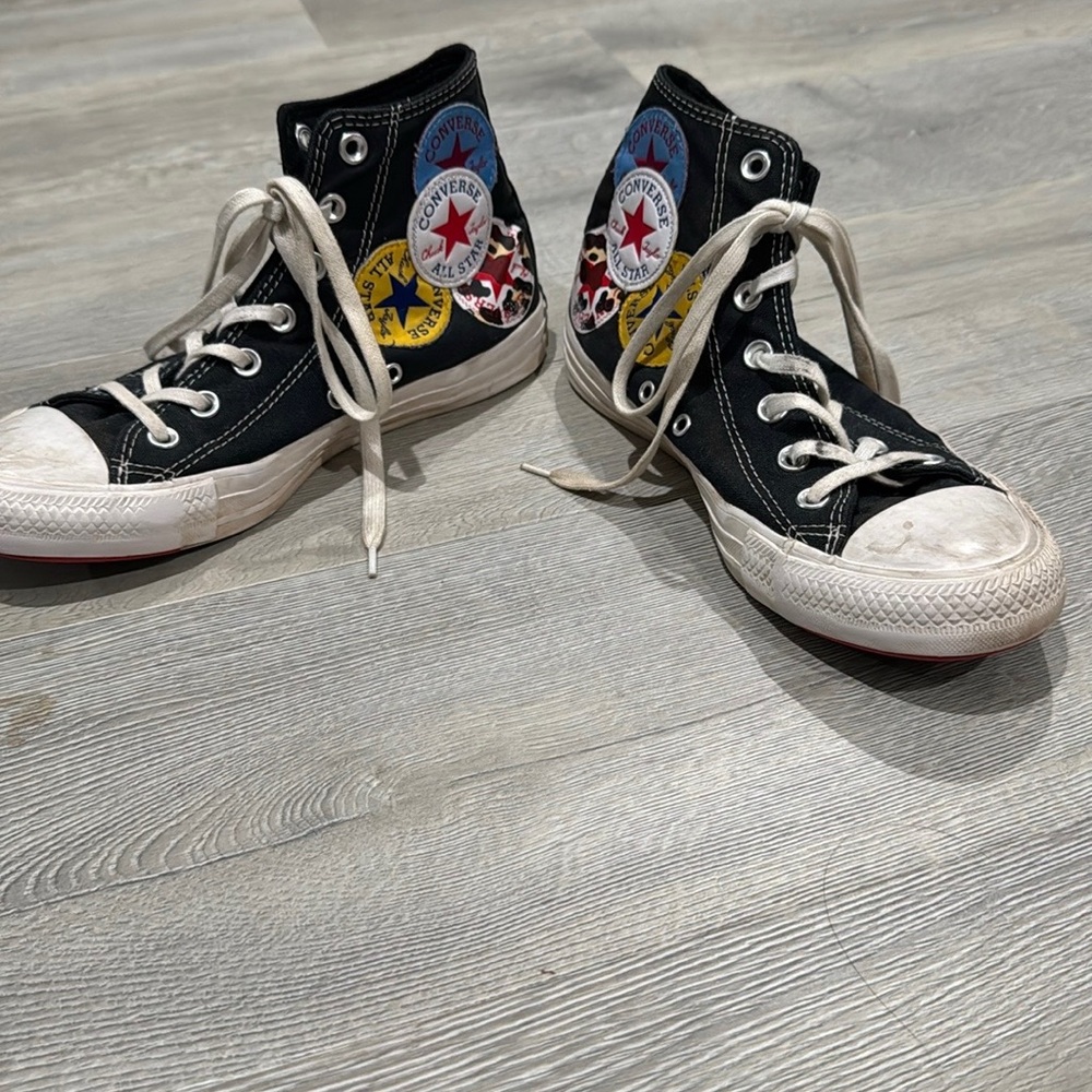 Converse Chuck Taylor All Star Logo Play Sneaker 166734C Unisex Mens 6 Womens 8